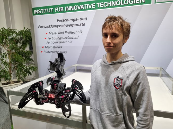 Französischer Student am ITW 